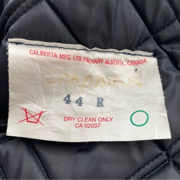 Vintage Canadian Police Zip Bomber Style Jacket Shiny Black 90s 1990s Men’s XL - Picture 10 of 12